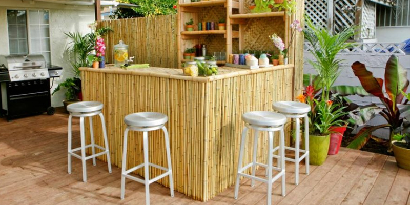Bamboo Bar Counter